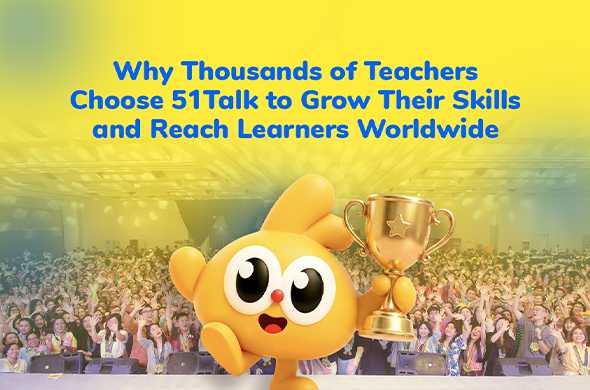 Discover how teaching English online with 51Talk helps teachers grow their skills, connect with learners, enjoy flexible teaching, and create meaningful impact from home.